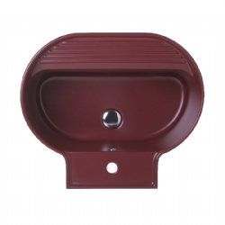 Lavabo in ceramica vinaccia lucido 60x50 Tino Colavene