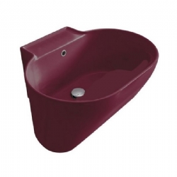 Lavabo in ceramica vinaccia lucido 60x50 Tina Colavene