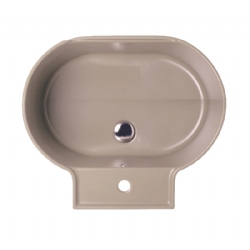 Lavabo in ceramica terra matt 60x50 Tina Colavene
