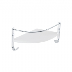 Mensola ad angolo Sx in plexiglass cm 25x16 Mizar Stilhaus