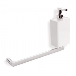 Asta con dosatore sapone Dx cm 35 Living Stilhaus