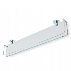 Mensola cm 60 con vetro trasparente 8 mm Medea Stilhaus