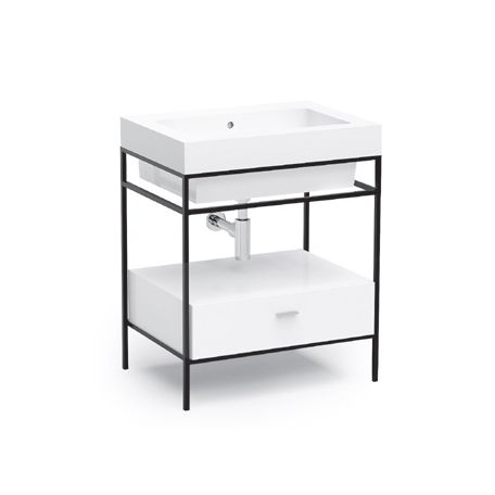 Lavabo 70x50 Alaqua Quadrello con cassetto Colavene