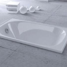 Vasca da bagno in acciaio porcellanato 105x65 Mini
