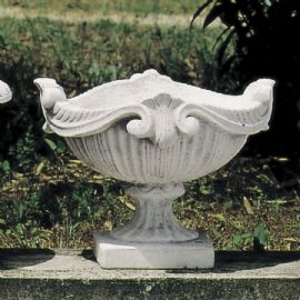 Vaso Romano cm 46 H 35 Laurentino in pietra