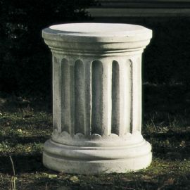 Pilastro Salonicco cm 48 H cm 60 in pietra ricostituita