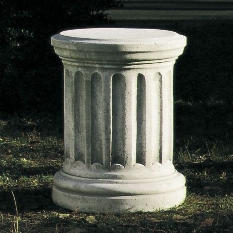 Pilastro Salonicco cm 48 H cm 60 in pietra ricostituita