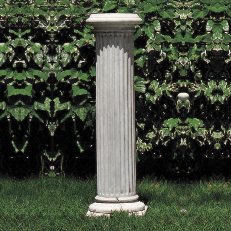 Pilastro Kea 35x35 H cm 123 in pietra ricostituita