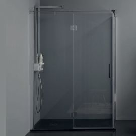 Box doccia angolare porta battente cm L70xP100 TPB72