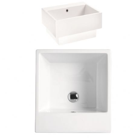 Lavabo in ceramica 45x50 Volant Colavene