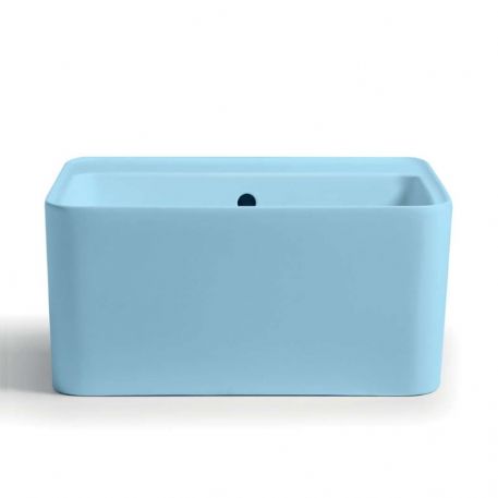 Lavabo in ceramica Azzurro Matt 50x40 Wynn Colavene