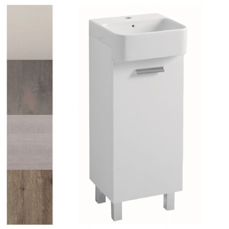 Lavabo in ceramica 35x35 su mobile Mini Colavene