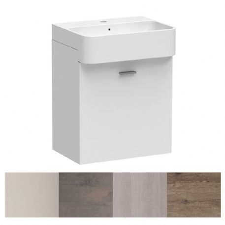 Lavabo in ceramica 45x35 su mobile sospeso Mini Colavene