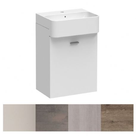 Lavabo in ceramica 35x35 su mobile sospeso Mini Colavene