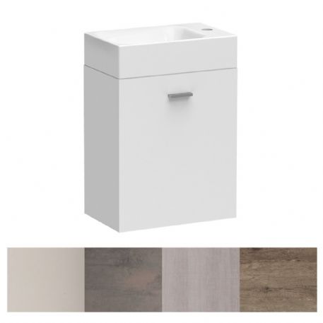 Lavabo in ceramica 45x25 su mobile sospeso Mini Colavene