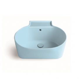 Lavabo in ceramica azzurro matt 60x50 Tina Colavene